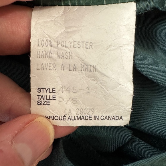 Bantry Bay by Leboff Vintage Pencil Knee‎ Skirt Green Small Front Hem Pleats - Picture 7 of 12